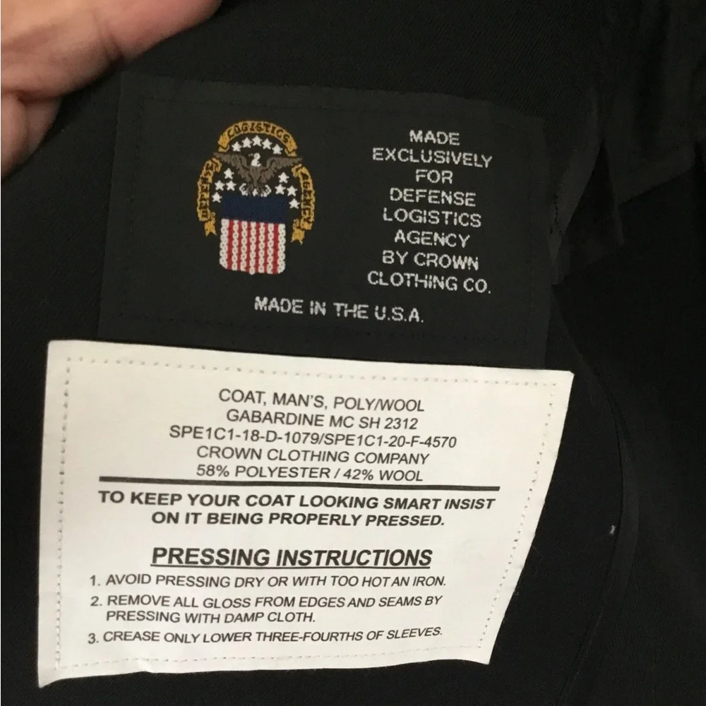 Marine Corps dress blue uniform set jacket size 39 long - Picture 4 of 8